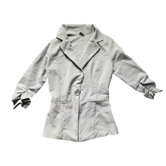 Windsor Gray One Button Blazer S - Picture 1 of 7